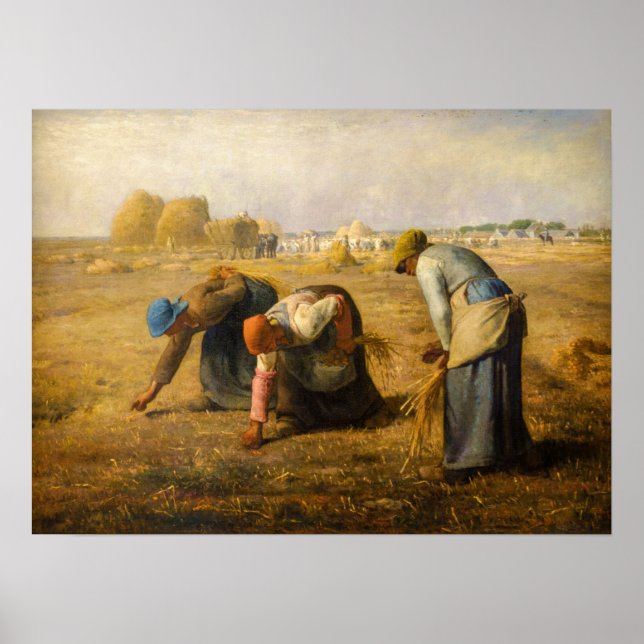 Jean-Francois Millet - Gleaners Poster (Framsidan)
