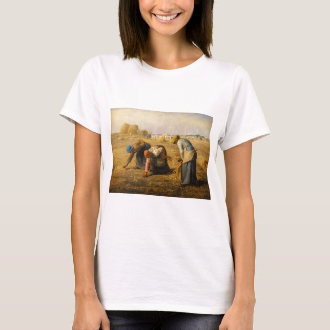 Jean-Francois Millet - Gleaners T Shirt (Framsida)