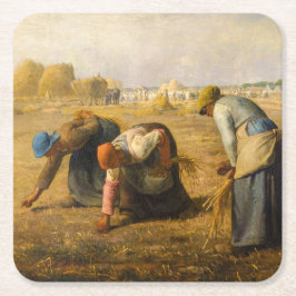 Jean-Francois Millet - Gleaners Underlägg Papper Kvadrat