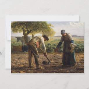 Jean-Francois Millet - Potato Planters Tack Kort
