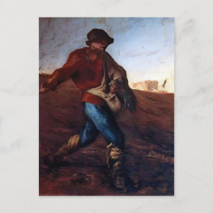 Jean-Francois Millet- Sower Vykort