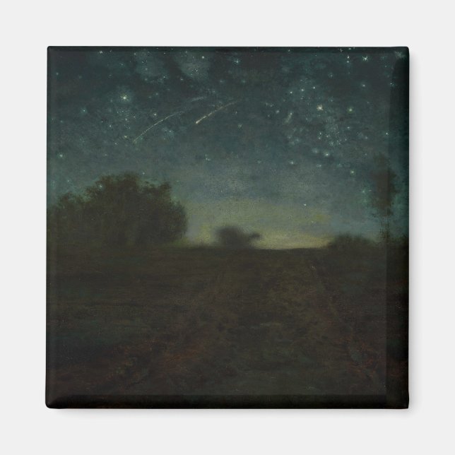 Jean-Francois Millet - Starry Night Magnet (Framsidan)