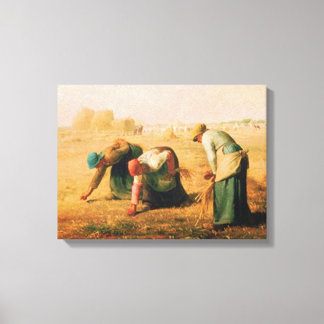 Jean Francois Millet - The Gleaners 1857 Canvastryck (Framsida)