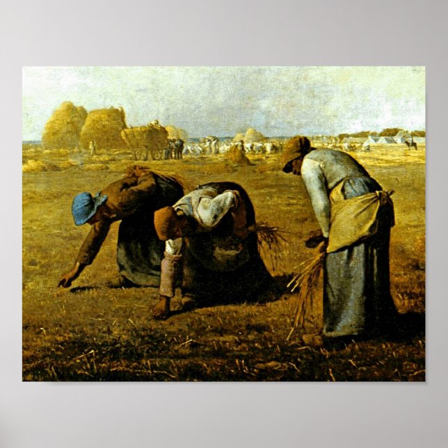 Jean-Francois Millets Gleaners Poster (Framsidan)