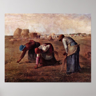 Jean-Francois Millets Gleaners Poster