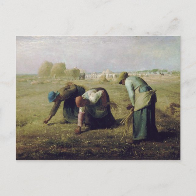 Jean-François Millets Gleaners Vykort (Framsida)