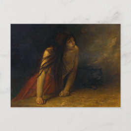 Jean-Francois Portaels the Witch Art Vykort