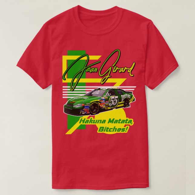 Jean Girard Talladega Nights Tävla Design T Shirt (Design framsida)