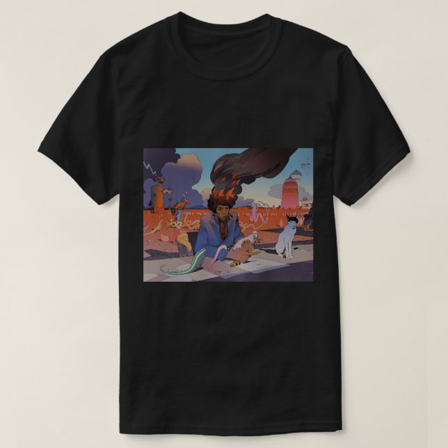 Jean giraud (84) t shirt (Design framsida)