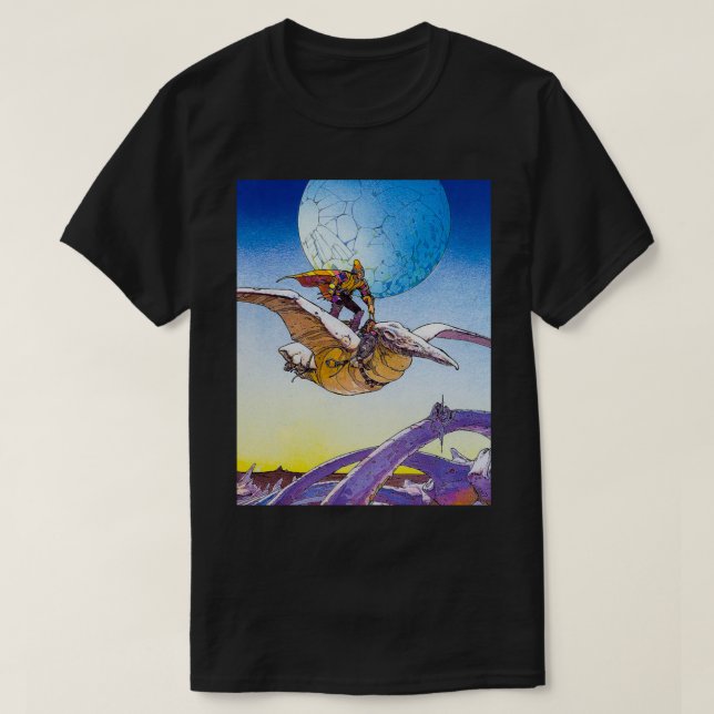 jean giraud art (5) t shirt (Design framsida)