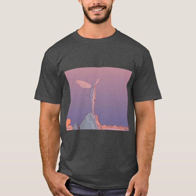 Jean Giraud Moebius vän T Shirt (Framsida)