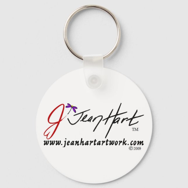 Jean Hart Artwork logotyp Nyckelring (Framsida)
