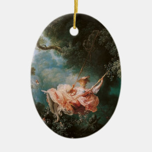 Jean-Honoré Fragonard är Swing Julgransprydnad Keramik