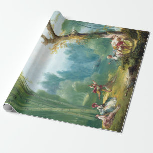 Jean-Honoré Fragonard en lek av hästen och Presentpapper