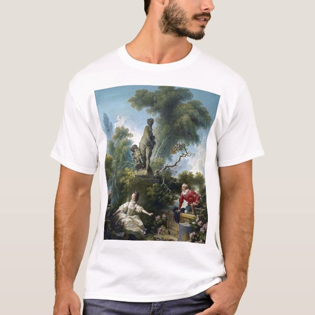 Jean-Honoré Fragonard Framsteg i kärlek T Shirt (Framsida)