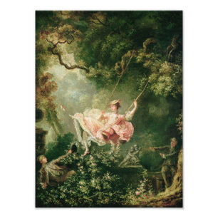 Jean-Honoré Fragonard - gungan Fototryck