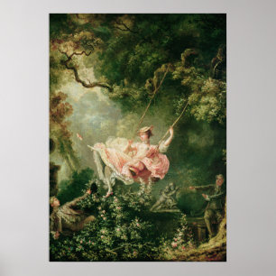 Jean-Honoré Fragonard - gungan, Poster