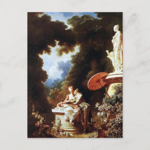 Jean-Honore Fragonard- Konferensen i Kärlek Vykort