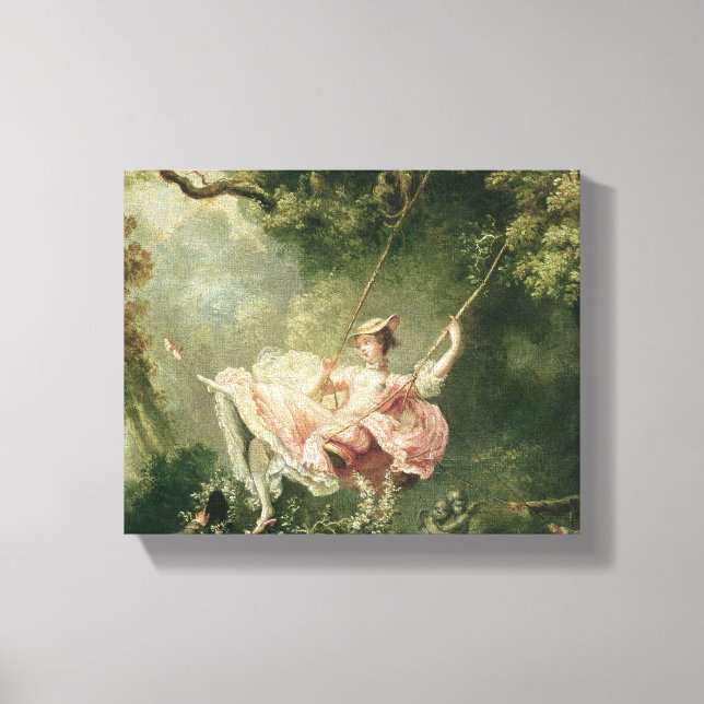 Jean-Honore Fragonard - Swing Canvastryck (Framsida)