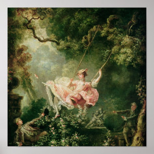 Jean-Honore Fragonard - Swing Poster