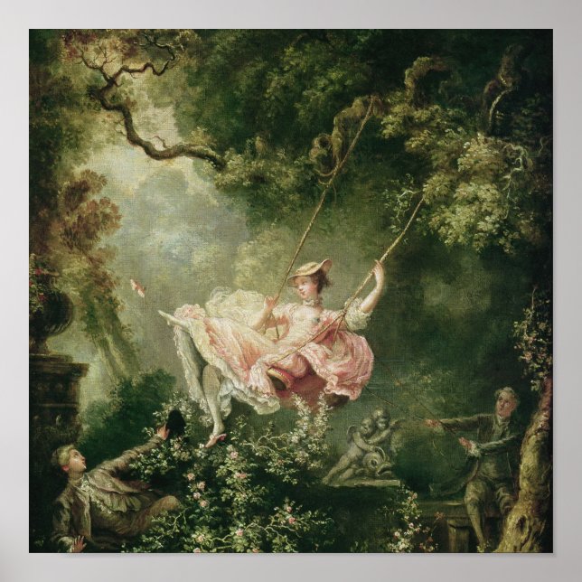 Jean-Honore Fragonard - Swing Poster (Framsidan)