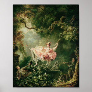 Jean-Honoré Fragonard - Swing Poster