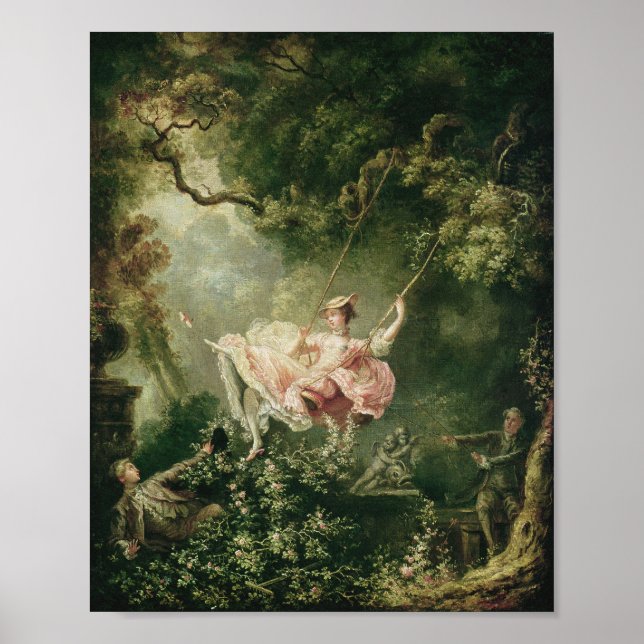 Jean-Honoré Fragonard - Swing Poster (Framsidan)