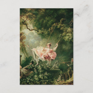Jean-Honoré Fragonard - Swing Tilläggskort