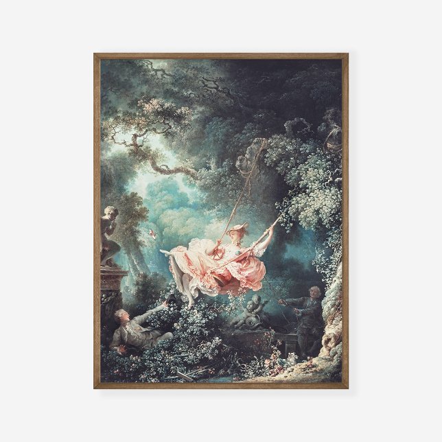 Jean-Honoré Fragonard, utskrift av konsthandling Poster (Skapare uppladdad)
