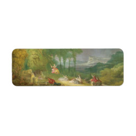 Jean-Honore Fragonards sväng Returadress Etikett