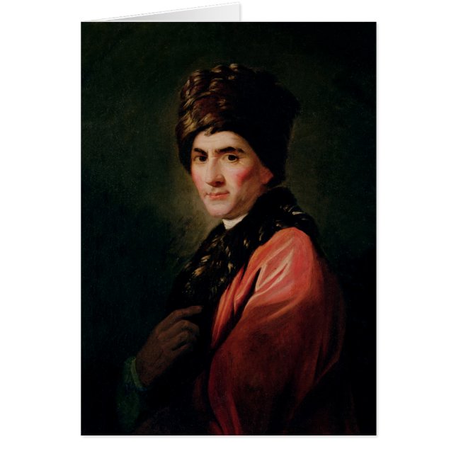 Jean-jacques Rousseau Hälsningskort (Framsidan)
