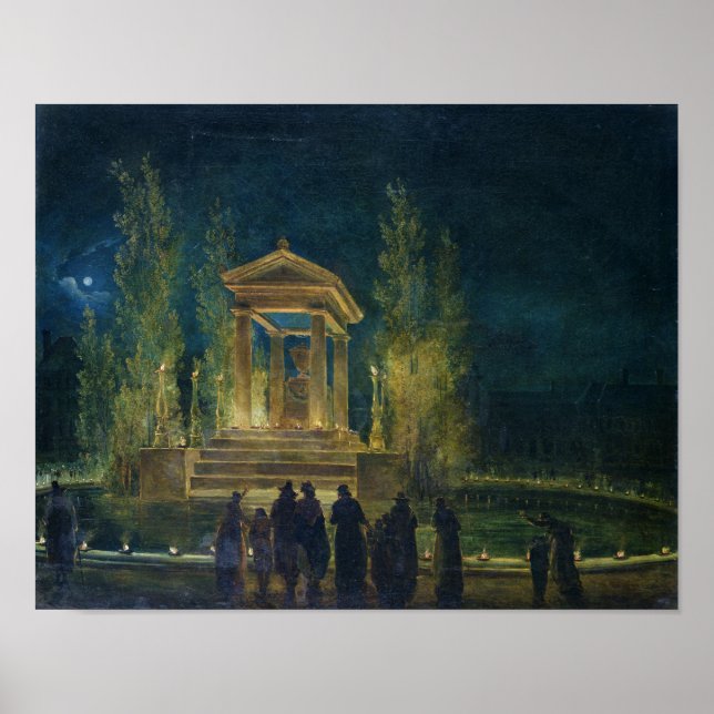 Jean Jacques Rousseau i Cenotaph Poster (Framsidan)