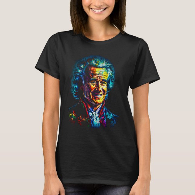 Jean Jacques Rousseau Philosopher T Shirt (Framsida)