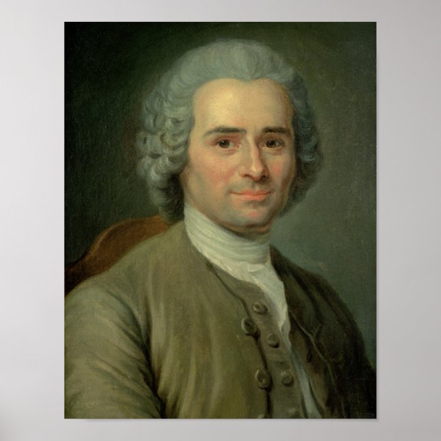 Jean-Jacques Rousseau Poster (Framsidan)