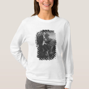 Jean-jacques Rousseau som komponerar 'Emile Tee Shirt