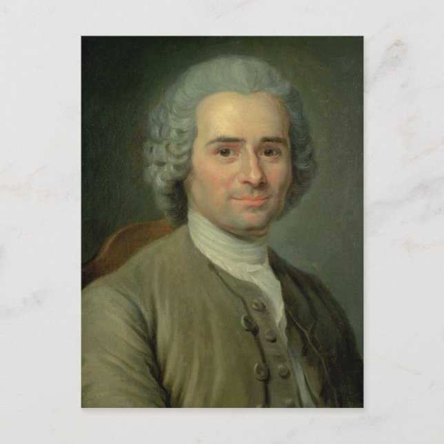 Jean-Jacques Rousseau Vykort (Framsida)