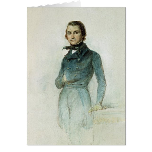 Jean Joseph Louis Blanc 1835 Hälsningskort (Framsidan)