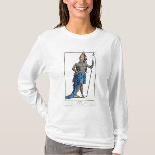 Jean kung av Kongofloden som inristas av Pierre Tee Shirt