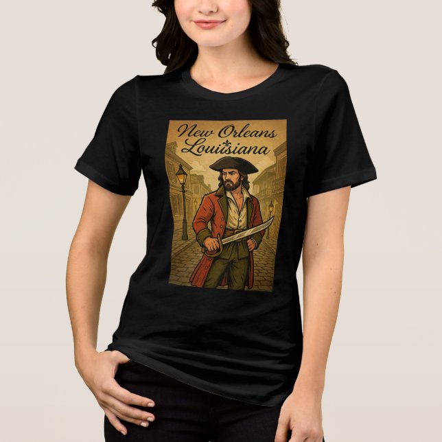Jean Lafitte Design T Shirt (Framsida)