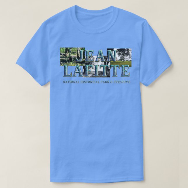 Jean LaFitte nationalpark TShirt T Shirt (Design framsida)