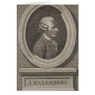 Jean le Rond d'Alembert Hälsningskort