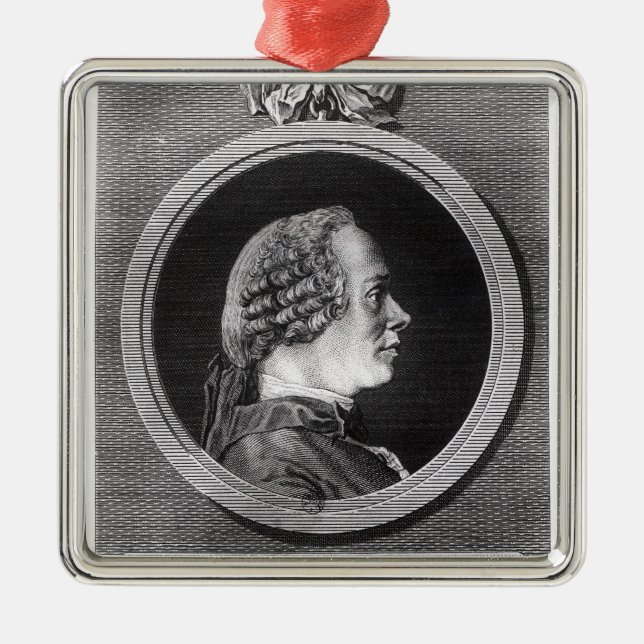 Jean le Rond d'Alembert Julgransprydnad Metall (Framsidan)