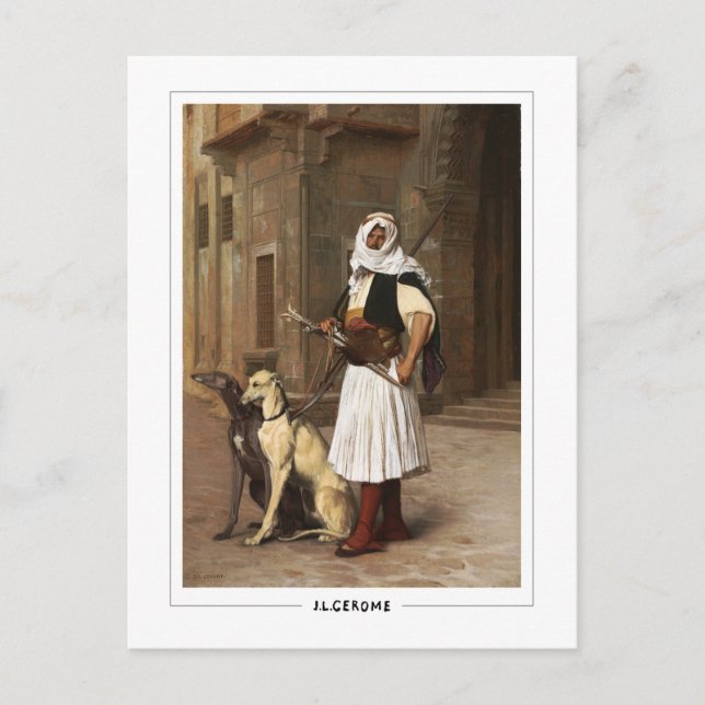 Jean-Léon Gérôme #132 - Fin Art Postcard Vykort (Framsida)