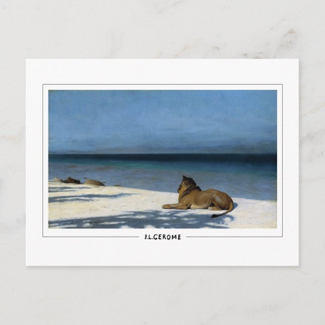 Jean-Léon Gérôme #138 - Fine Art Postcard Vykort (Framsida)