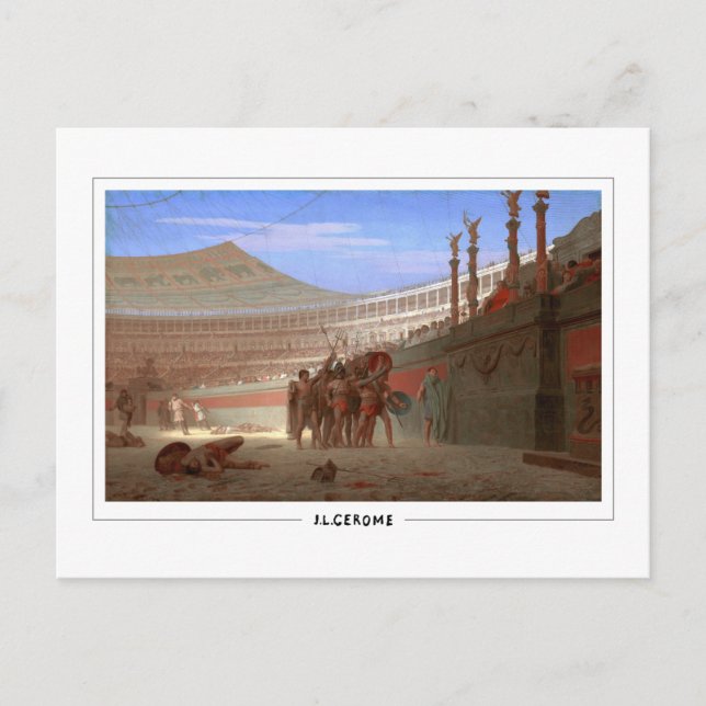 Jean-Léon Gérôme #150 - Fin Art Postcard Vykort (Framsida)