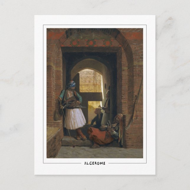 Jean-Léon Gérôme #174 - Fine Art Postcard Vykort (Framsida)