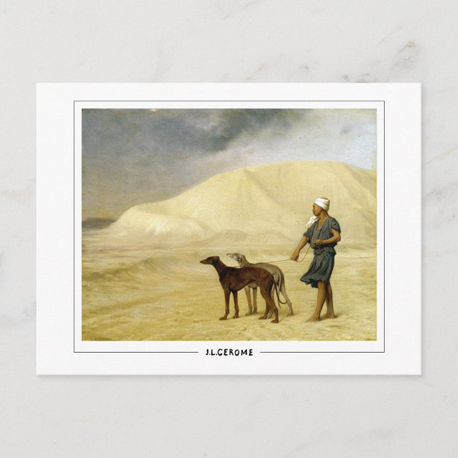 Jean-Léon Gérôme #17 - Finkonst Postkort Vykort (Framsida)
