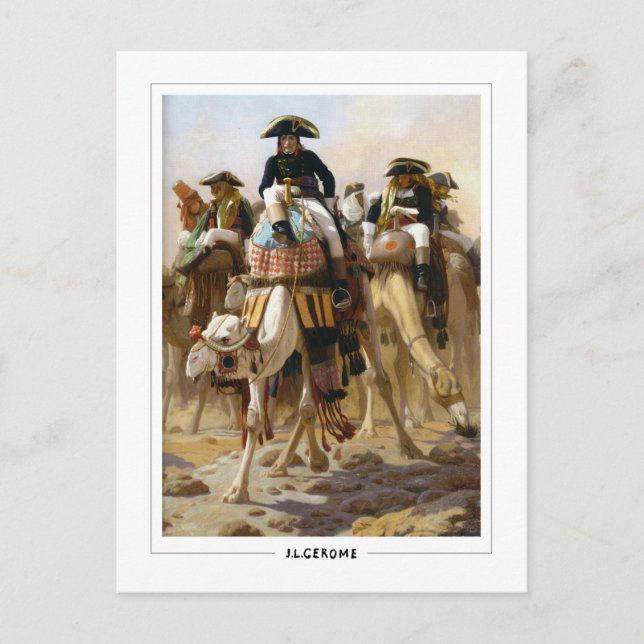 Jean-Léon Gérôme #19 - Fine Art Postcard Vykort (Framsida)