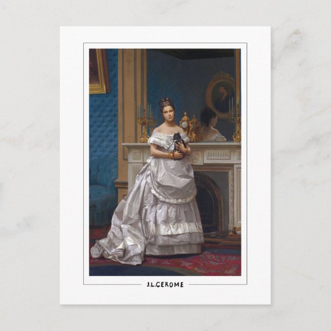 Jean-Léon Gérôme #223 - Fine Art Postcard Vykort (Framsida)