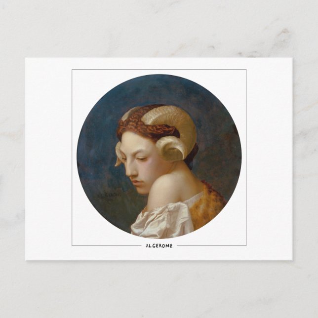 Jean-Léon Gérôme #232 - Fine Art Postcard Vykort (Framsida)